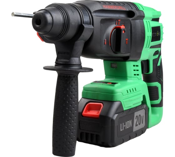 Перфоратор аккумуляторный бесщеточный Zitrek Destroyer Pro (20В, Li-Ion аккумулятор 4 Ач - 2шт, ЗУ, кейс) 063-4063