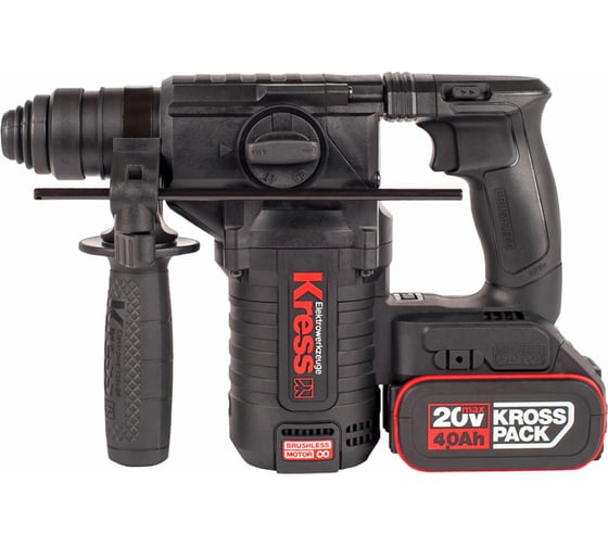 Аккумуляторный бесщеточный перфоратор Kress KU388