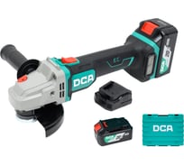 Угловая шлифовальная машина аккумуляторная DCA 2 АКБ 4.0 А*ч, в кейсе ADSM06-115 (TYPE EM)