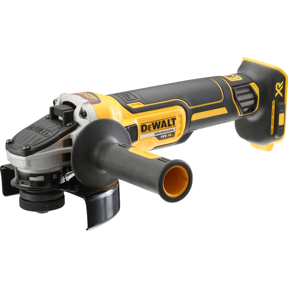 Бесщеточная угловая шлифмашина Dewalt 125 мм, 18 В DCG405NT - выгодная ...