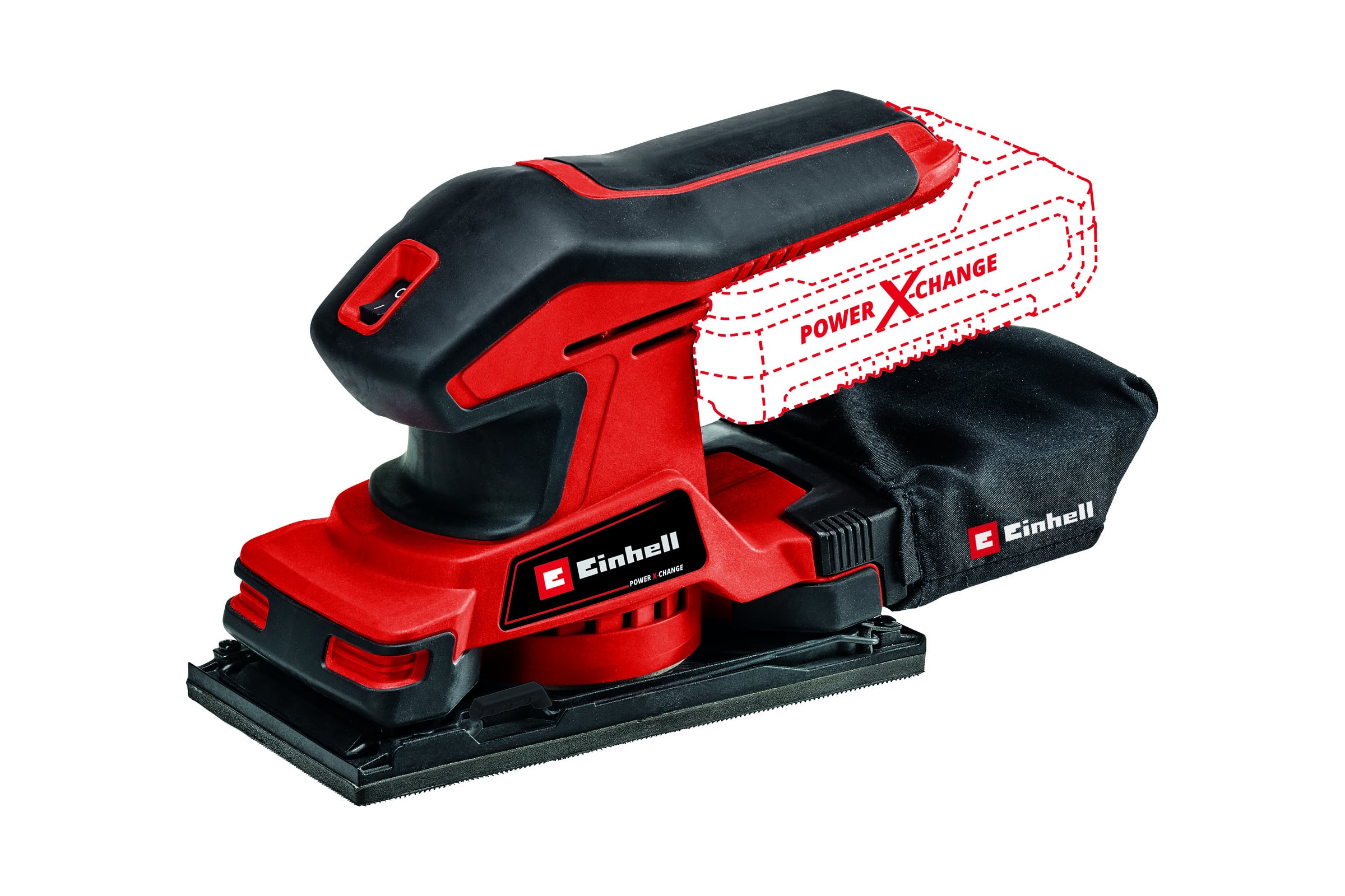 Аккумуляторная вибрационная шлифмашина Einhell PXC TC-OS 18/187 Li