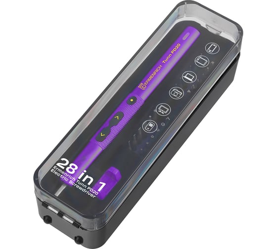 Отвертка для точных работ Ermenrich (Эрменрих) Tunn PD20, фиолетовый 84545