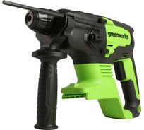 Бесщеточный перфоратор GreenWorks GD24SDS2, 24В, 2 Дж, 4500уд/мин, 24 мм в бетоне, 1x4Ач, ЗУ, 3803007VUB