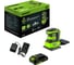 Плоская шлифовальная машина GreenWorks G24SS14, 24V, 115x140мм, 5500 об/мин, ампл. 1,6 мм, 1x2Ач,ЗУ, коробка 3100507VUA 9