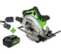 Дисковая пила GreenWorks GD24CS, 24V,б/щет, диск 185х20мм, 4500 об/мин, рез 63мм,1x4Ач,ЗУ, коробка 1500907VUB 1