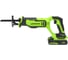Пила сабельная GreenWorks GPT-BLRS-1, 24V, б/щет, 0-3000/мин, рез 115 мм дер., 1x2Ач,ЗУ, коробка 1200607VUA 1
