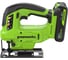 Лобзик GreenWorks GD24JS90, 24V, б/щет, 90мм, 0-3000/мин, 4 ст.маятник, LED, 1x2Ач, ЗУ, коробка 3601707VUA 12