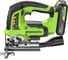 Лобзик GreenWorks GD24JS, 24V, б/щет, 100мм, 800-3000/мин, 4-ст.маятник, алюмниевая подошва, LED, 1x2Ач, ЗУ, коробка 3601407VUA 2