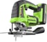 Лобзик GreenWorks GD24JS, 24V, б/щет, 100мм, 800-3000/мин, 4-ст.маятник, алюмниевая подошва, LED, 1x2Ач, ЗУ, коробка 3601407VUA 5