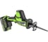 Пила сабельная GreenWorks GPT-CRS-25, 24V, б/щет, 0-3000/мин, рез 80мм по дереву, LED, 1x2Ач, ЗУ, коробка 1200507VUA 1