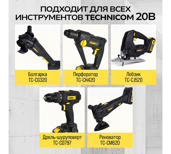 Аккумуляторная батарея TECHNICOM TC-CTB2