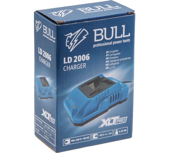 Зарядное устройство BULL LD 2006 1 слот, 2 А XLTpro 1329598