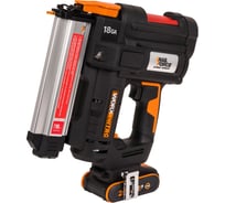 Аккумуляторный гвоздезабивной пистолет WORX 20В, 2Ачх1, ЗУ, сумка WX842
