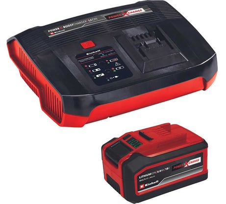 Устройство зарядное Einhell 6 А + аккумулятор PXC 6 Ач Plus Multi-Ah 4512143