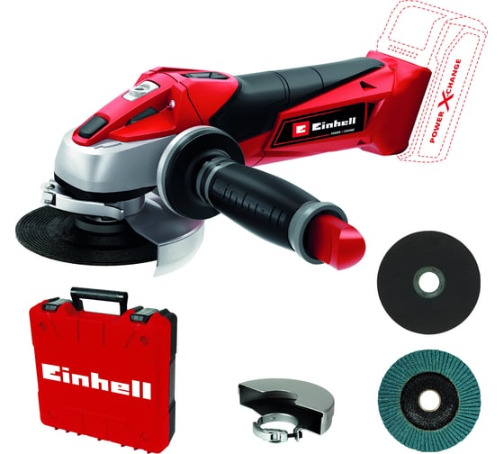 Угловая аккумуляторная шлифмашина Einhell PXC TE-AG 18/115 Li-Solo Acc 4431123