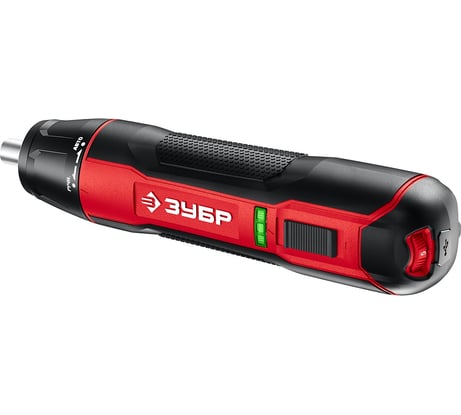 Аккумуляторная отвертка ЗУБР 3.6 В, в кейсе, с набором 33 бит ЗО-4 КН33