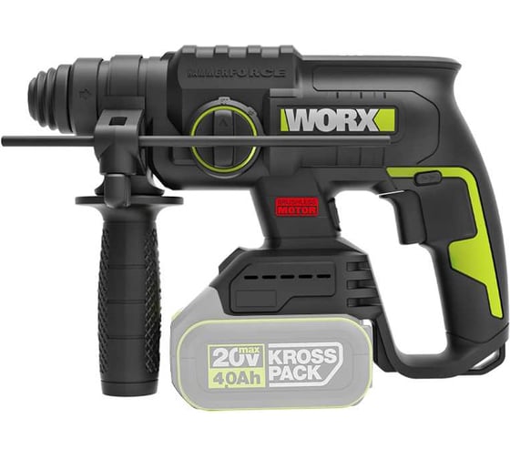 Аккумуляторный перфоратор WORX Professional WU387.9