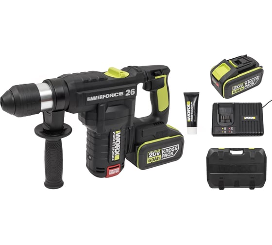 Аккумуляторный перфоратор WORX Professional WU399.2