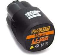 Батарея аккумуляторная PROCRAFT Li-Ion, 16В, 2Ач BAT16/2