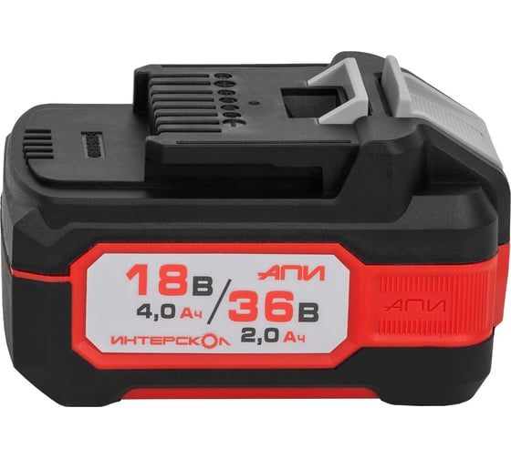 Аккумуляторный блок Интерскол АПИ-4(2)/18(36)И 4,0Ач 18В/2,0Ач 36В, Li-ion с индикатором 2400.204