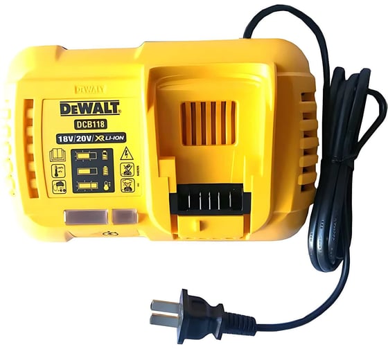 Универсальное зарядное устройство DEWALT серии "DCB" XR Li-Ion FLEXVOLT DCB118-A9