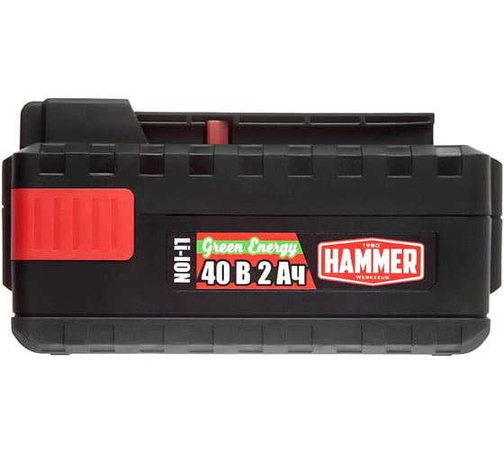 Аккумулятор для садовой техники AKS42 (40 В; 2 Ач; Li-Ion) Hammer 641215 1
