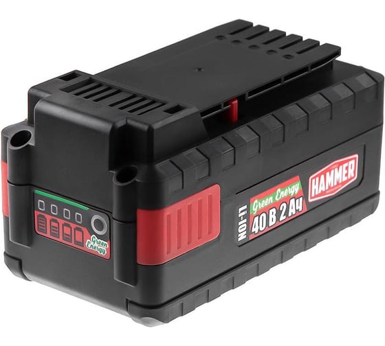 Аккумулятор для садовой техники AKS42 (40 В; 2 Ач; Li-Ion) Hammer 641215
