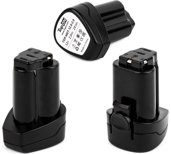 Аккумулятор для Metabo TopON 12В, 2.0Ач, Li-ion, PN: 625585000 TOP-MET-12.0-2.0