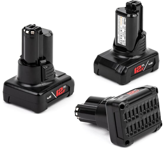 Аккумулятор для Bosch TopOn GDR 12V 3.0Ah (Li-ion) PN: 2607336014 TOP-BOS-GBA-12-3.0