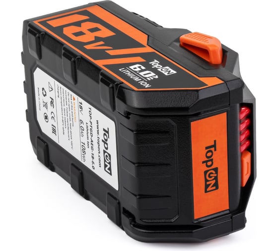 Аккумулятор TopON для AEG L1840R 18V 6.0Ah (Li-ion) PN: 4932430170 TOP-PTGD-AEG-18-6.0