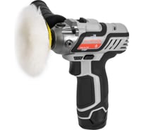 Аккумуляторная полировальная машина Интерскол АПМ-76/12Э АПИ-Т без аккум. и ЗУ, набор 7 предметов 806.0.0.70