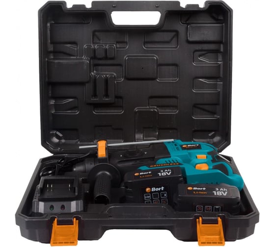 Перфоратор аккумуляторный BORT BHD-18Li-BLZ 2x3,0А.ч 93410129