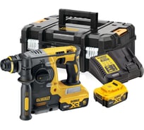 Аккумуляторный перфоратор Dewalt DCH273P2T, 18 В, 2.1 Дж, 4600 уд/мин, с 2 АКБ 5 Ач и ЗУ, в кейсе TSTAK DCH273P2T-QW