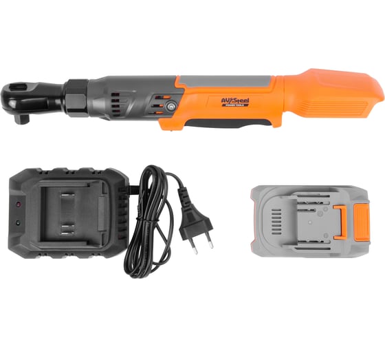 Трещотка аккумуляторная AV Steel AV-CR 18/90 BL (1x2Ah) AV-961405