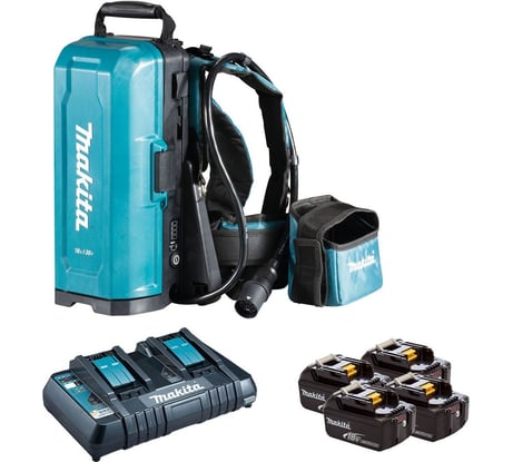 Ранцевый адаптер для аккумуляторов Makita PDC01 с адаптером на 36В (BL1850Bx4шт.,DC18RD) 191C90-3