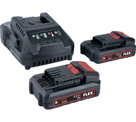 Комплект FLEX из двух аккумуляторов и зарядного устройства P-Set 22 Q (491357) 532740