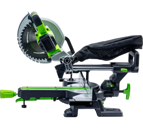 Торцовочная пила аккумуляторная GreenWorks GD24MS216, 24В, б/щет., 4800 об/мин, 216x30 мм, рез 65х310 мм, протяжка, без АКБ и ЗУ 1501707