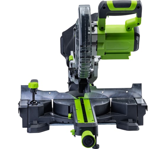 Торцовочная пила аккумуляторная GreenWorks GD24MS216, 24В, б/щет., 4800 об/мин, 216x30 мм, рез 65х310 мм, с 1хАКБ 4Ач и ЗУ 1501707UB