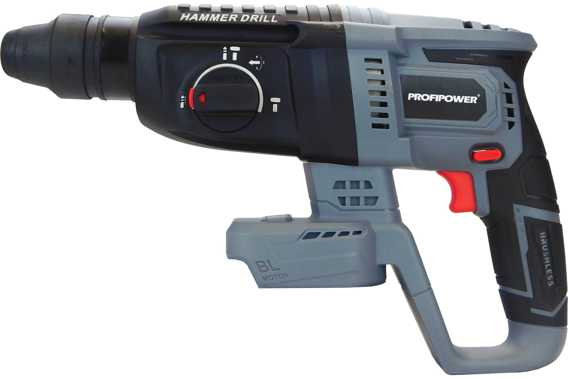 Аккумуляторный беcщеточный перфоратор Profipower MKDHR-18V (без АКБ, 1,9Дж, 3 режима, З/У ) E0180 — фото 3