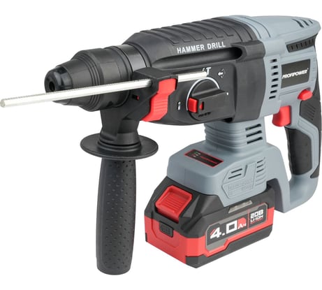 Аккумуляторный перфоратор беcщеточный MKDHR-20V (Li-ion-1шт, 4.0Ач, 1,9Дж, 3 режима, З/У, кейс) Profipower T0058