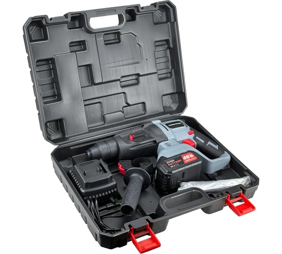 Аккумуляторный перфоратор беcщеточный Profipower MKDHR-18V (Li-ion-1шт, 4.0Ач, 1,9Дж, 3 режима, З/У, кейс) T0058