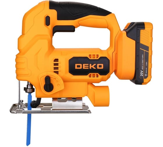 Лобзик аккумуляторный DEKO DKJS20 Li-ion в кейсе, 20В, 1x2.0Ач 085-1326