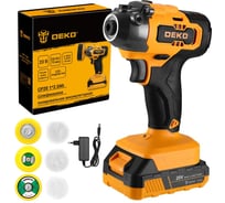 Шлифмашина полировальная аккумуляторная DEKO CP20, 25,50,75 мм, 20В, 1x2.0Ач 084-1085