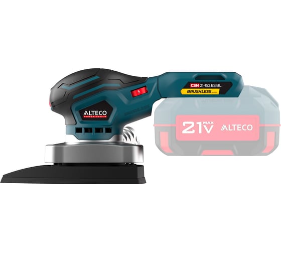 Бесщеточная аккумуляторная шлифмашина ALTECO CSN 21-152 ES BL Solo 78003