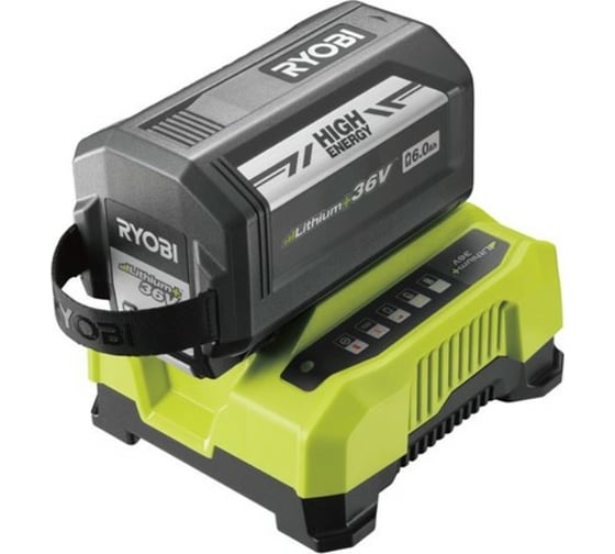 Набор аккумулятор 6.0Ач + зарядное устройство 36 В RY36BC60A-160 Ryobi 5133004706