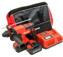 Аккумуляторный перфоратор DEVON 2 АКБ 4 Ач, ЗУ, сумка, 5401-Li-20RH-SET