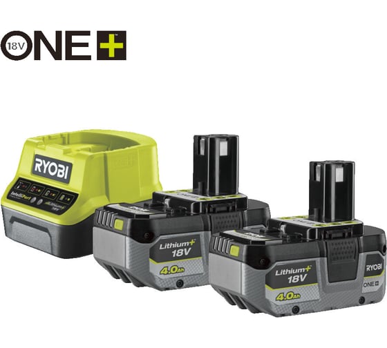 Набор 2xRB1840X + RC18120 RC18120-240X (18В; 4 Ач)  Ryobi 5133005092