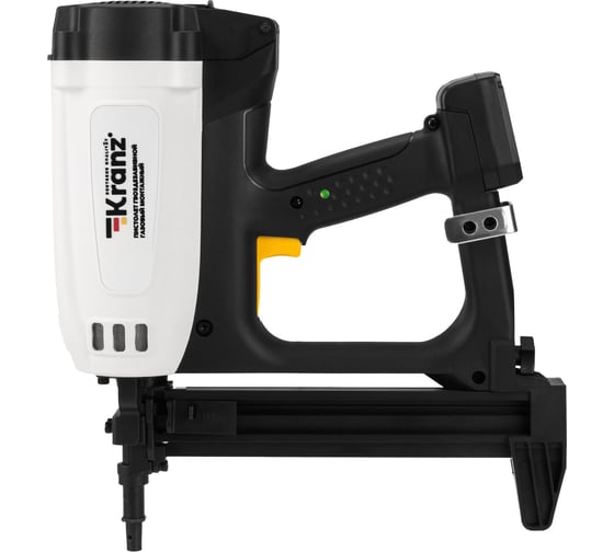 Пистолет гвоздезабивной газовый монтажный KRANZ GN100, 100Дж, длина гвоздей 15-40мм, диаметр 2,7-3мм KR-16-1655 1