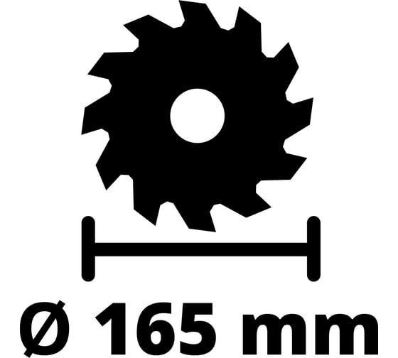 Циркулярная аккумуляторная пила Einhell PXC TE-CS 18/165-1 Li-Solo 4331207