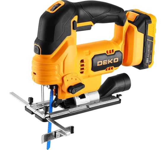 Лобзик аккумуляторный DEKO DKJS20V Max в кейсе, 20В, 2x3.0Ач 085-1329